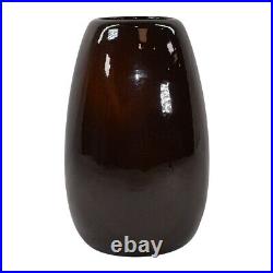 Owens Utopian c1900s Antique Art Pottery Nasturtium Ceramic Lamp Vase