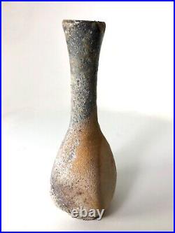 PETER CALLAS Studio Pottery Vase, Signed, Wood Fired, AMOCA, Peter Voulkos