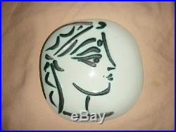 PICASSO POTTERY KERAMIK CERAMIC MADOURA Sujet Jacqueline