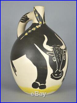 Pablo Picasso Ceramic Madoura Pottery Bull Taureau Ramie 255