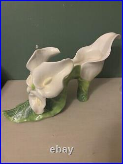 Pacific Rim Studio Art Pottery Ceramic Stiletto Shoe Vase. 18