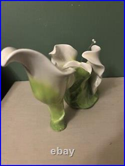 Pacific Rim Studio Art Pottery Ceramic Stiletto Shoe Vase. 18