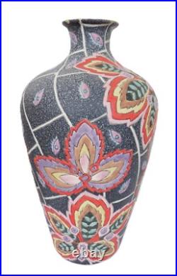 Pair of 15 Abstract Art Pottery Vases Post Modern