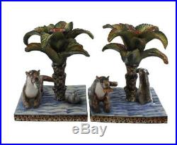 Pair of Otter Candle Holders The Ardmore Collection Fine Ceramic Art