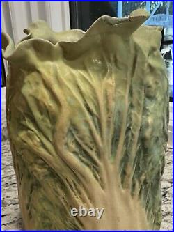 Patricia Garrett 1989 Art Pottery Napa Cabbage Vase Counter Container