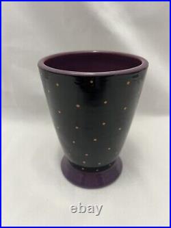 Patrick Dougherty! Rare Pottery Ceramic Art Face Vase Handpainted Hand Signed