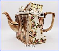 Paul Cardew Large Royal Albert MOVING DAY Teapot Old Country Roses 12 x 10