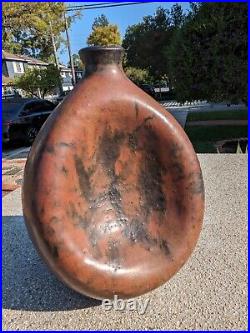 Paul F. Demeter Cleveland School MCM Studio Art Pottery Concave Form Vase