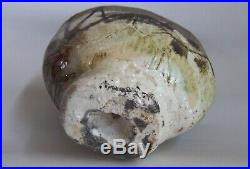 Paul Soldner Handcrafted Raku Pottery Vessel Asymetrical Ceramic Art Work