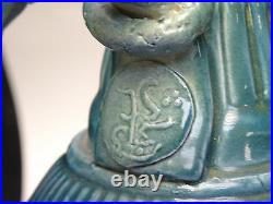 Persian Master Artist Jafar Shoja Dysfunctional Teapot Sculpture Glazed Pottery