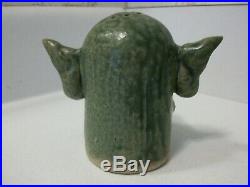 Phelps Art Pottery Monster Mash Halloween Devil Figures Salt And Pepper Shakers