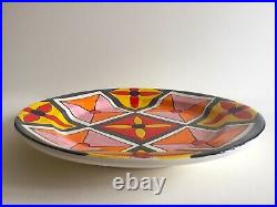Phillip Maberry Rare Hand Painted Contemporary Art Pottery Large Ceramic Platter