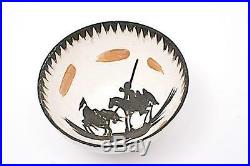 Picasso Signed Madoura Ceramic Clay Bowl Picador, 1955 Art Pottery