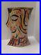 Picasso Style Face Vase Vtg Ceramic Studio Art Pottery. 12x8