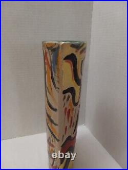 Picasso Style Face Vase Vtg Ceramic Studio Art Pottery. 12x8