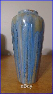 Pierrefonds Art Pottery Vase Crystalline Glaze MINT