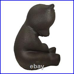 Pigeon Forge Tennessee Art Pottery Large Black Bear Ceramic Statue Ferguson