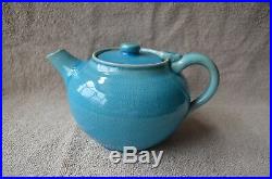 Pisgah Forest Art Pottery Blue/turquoise Teapot