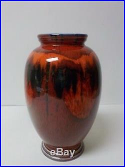 Poole English Art Pottery Living Glaze EXODUS 8.75 Vase #1