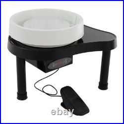 Pottery Wheel 12.6in/32cm Ceramic Wheel Machine Clay Forming DIY Art Craft Black