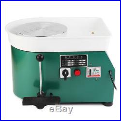 Pro 25CM Electric Pottery Wheel Machine For Ceramic Work Clay Art Craft 220V
