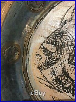 Quentin Bell Fulham Pottery Art Ceramic Fish Plate Bloomsbury Charleston