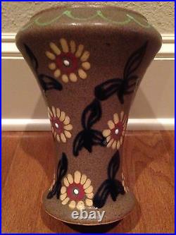 RARE Antique Carl Gebauer German Art Pottery Ceramic Vase Flower Circa 1919-1929