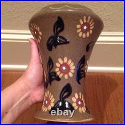 RARE Antique Carl Gebauer German Art Pottery Ceramic Vase Flower Circa 1919-1929