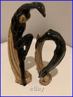 RARE Ceramic Arts Studio Dorothy Harrington Aphrodite & Adonis Ceramic Figurines