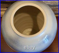 RARE! DAMON MOON Vintage Art Pottery Glazed Vase Southwest Landscape Scene 14