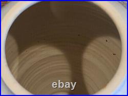 RARE! DAMON MOON Vintage Art Pottery Glazed Vase Southwest Landscape Scene 14