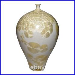 RARE DAVID SNAIR Crystalline Glaze Vase Studio Art Pottery 1975 Signed