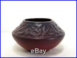 RARE Early Teens VAN BRIGGLE MULBERRY ART POTTERY VASE Ceramic Bowl NOUVEAU Vtg