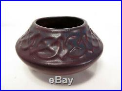 RARE Early Teens VAN BRIGGLE MULBERRY ART POTTERY VASE Ceramic Bowl NOUVEAU Vtg