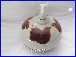 RARE LUCIE RIE HANS COPER Ceramic Love Birds Art Pottery Oil Lamp