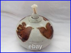 RARE LUCIE RIE HANS COPER Ceramic Love Birds Art Pottery Oil Lamp