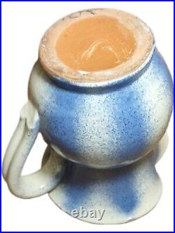 RARE! Vintage French Ceramic Pottery Art Pitcher Vase Vogue Cartigny 1947