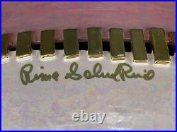 RARE Vtg Rima Schulkind Abstract Art Pottery Ceramic Decorative Centerpiece