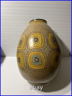 RAYMOR POTTERY ALVINO BAGNI ART MID-CENTURY LARGE VASE BITOSSI Italy Signed 16