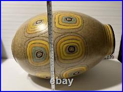 RAYMOR POTTERY ALVINO BAGNI ART MID-CENTURY LARGE VASE BITOSSI Italy Signed 16