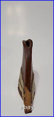 RICK SCHLAG Art Pottery Brown EARTHTONE Ceramic Vase Southwest Landscape