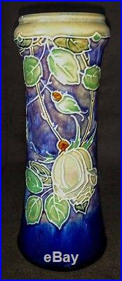 ROYAL DOULTON Old Pottery Art Vase, circa 1910 by Bessie Newbery 1882-1924