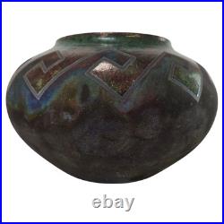 R. Kevin Kelley Studio Pottery Vase 9 Iridescent Green Southwest Signed Art R. Kevin Kelley Studio Pottery Vase 9 Iridescent Green Southwest Signed Art