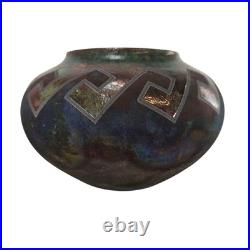 R. Kevin Kelley Studio Pottery Vase 9 Iridescent Green Southwest Signed Art R. Kevin Kelley Studio Pottery Vase 9 Iridescent Green Southwest Signed Art