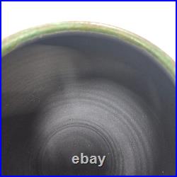 R. Kevin Kelley Studio Pottery Vase 9 Iridescent Green Southwest Signed Art