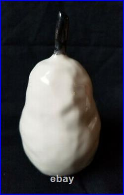 Rae Dunn Boutique Ivory White Ceramic Pears Figurines Set Of 3 Original Rare