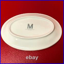 Rae Dunn Chirp Plate Magenta Exclusive M-Stamped Original Oval Two Available
