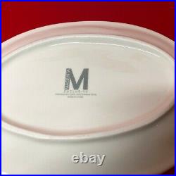 Rae Dunn Chirp Plate Magenta Exclusive M-Stamped Original Oval Two Available