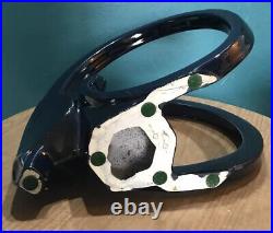 Ram Gazelle Head Ceramic Sculpture Vintage Jaru Pottery 1980 Modern Art Deco
