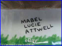 Rare 1926 Shelley Art Pottery Mabel Lucie Attwell Boo Boo Tea Set (Orange Pixie)